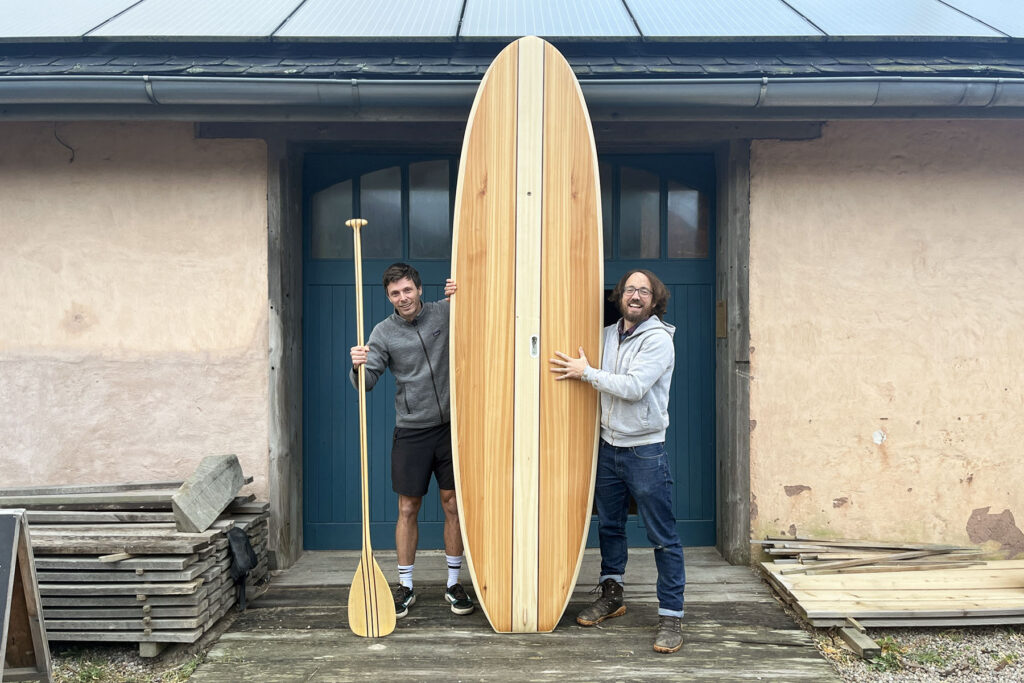 otter wooden paddleboard sustainable SUP