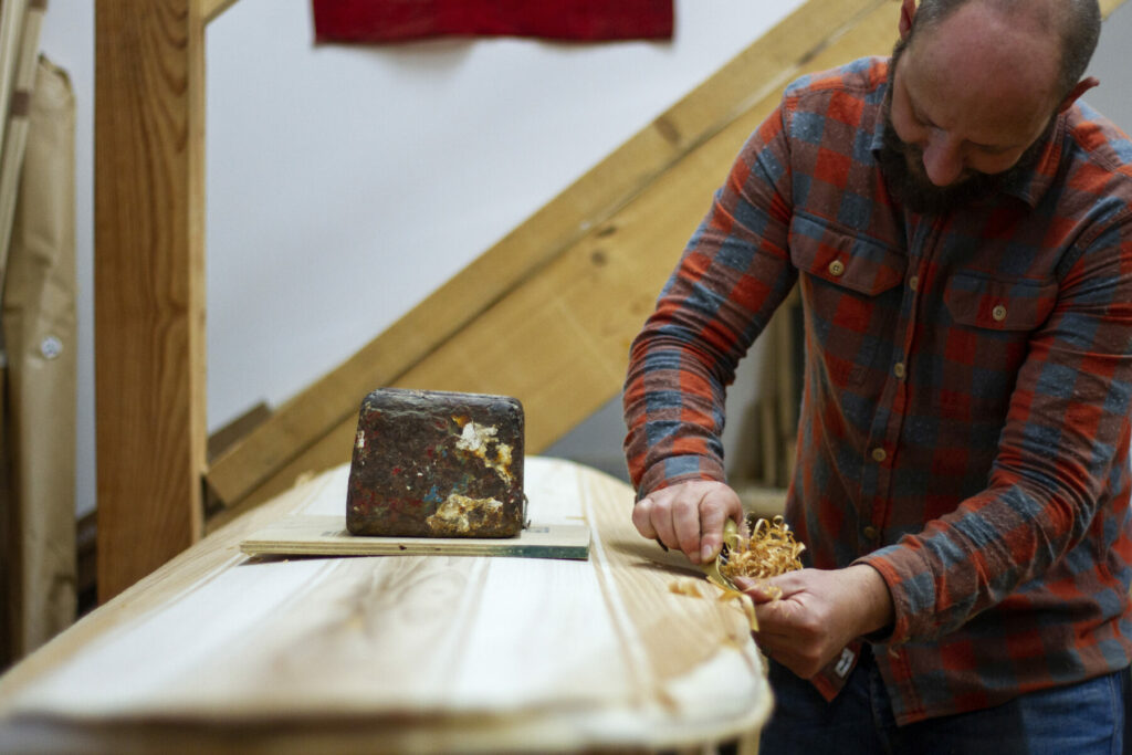 otter wooden surfboards workshop making sustainable