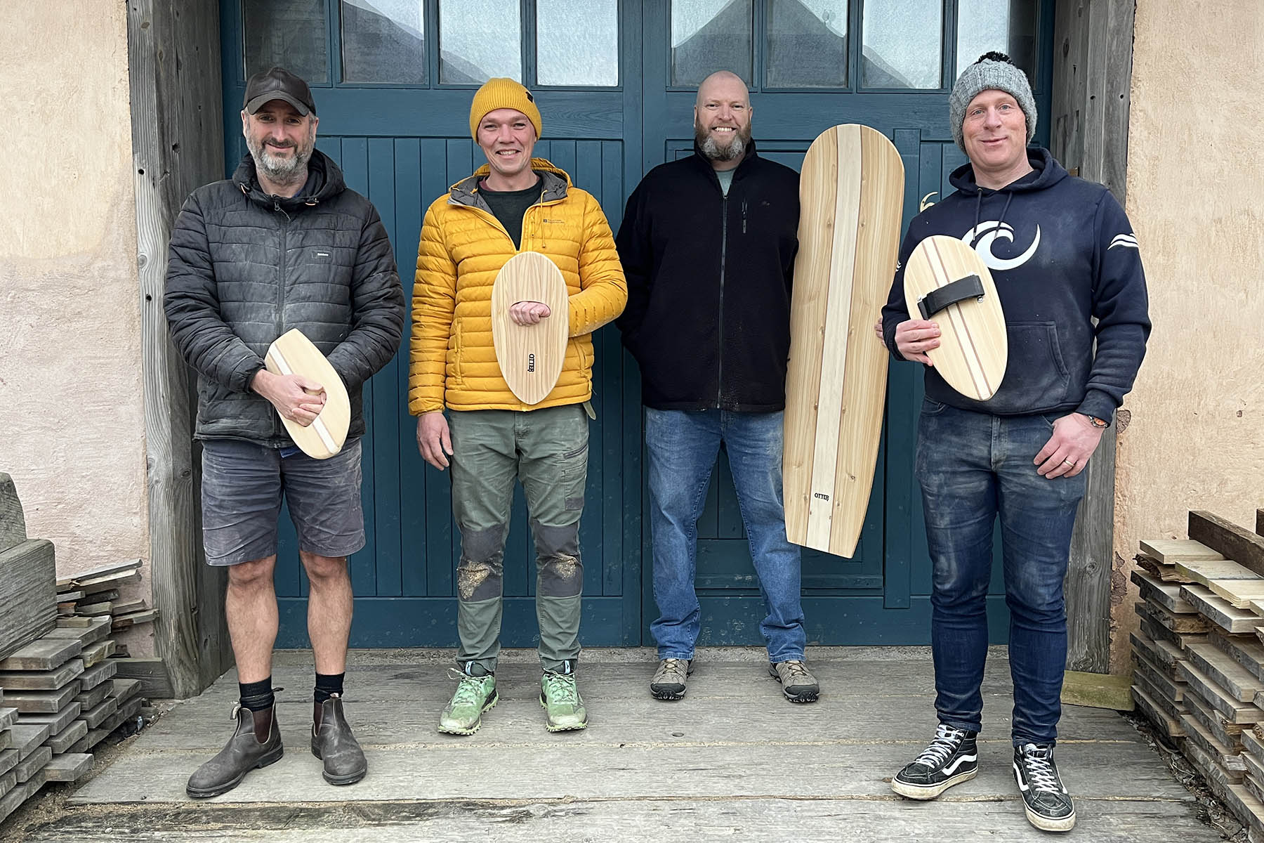 otter surfboards sustainable bellyboard workshop make your own woodwork