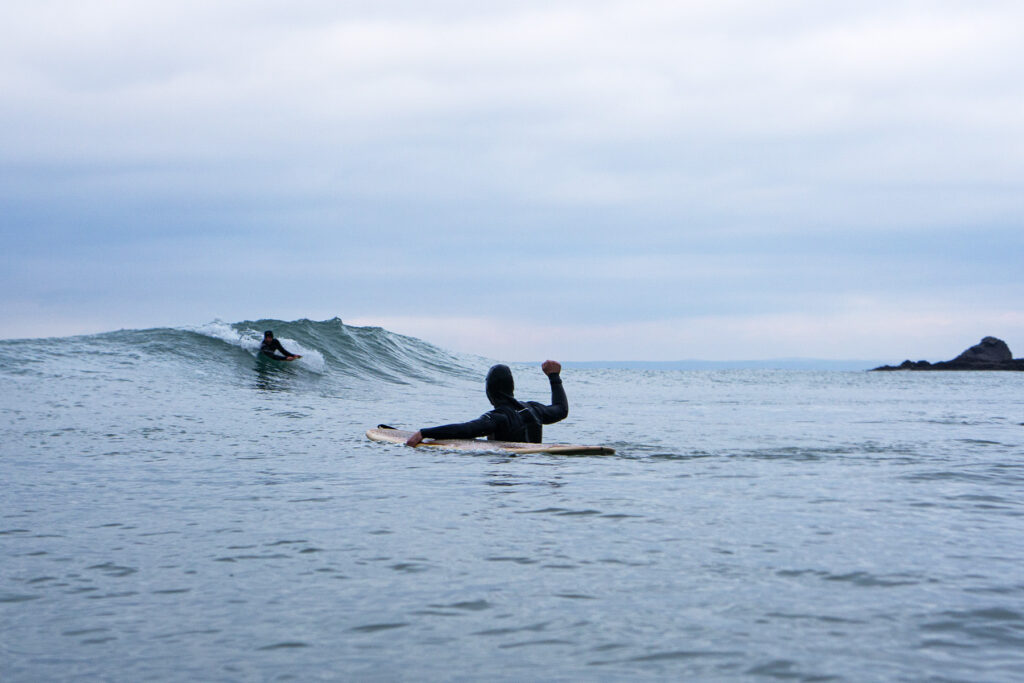otter sustainable wooden surfboards surfing wave surfer