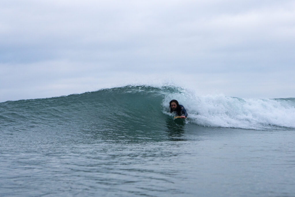 otter sustainable wooden surfboards surfing wave surfer