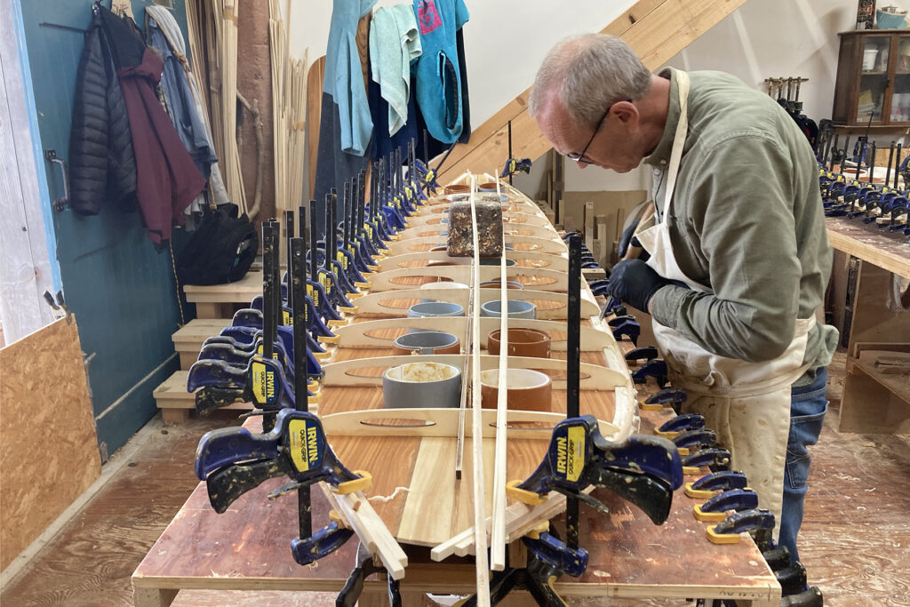 otter sustainable wooden surfboard workshop making