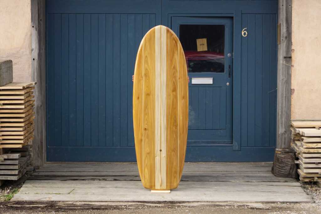 otter sustainable wooden surfboard seadar