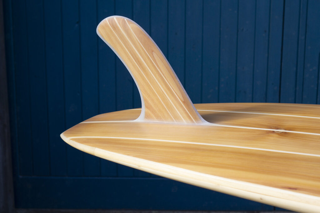 otter surfboards sustainable, hollow wooden surfboard fin