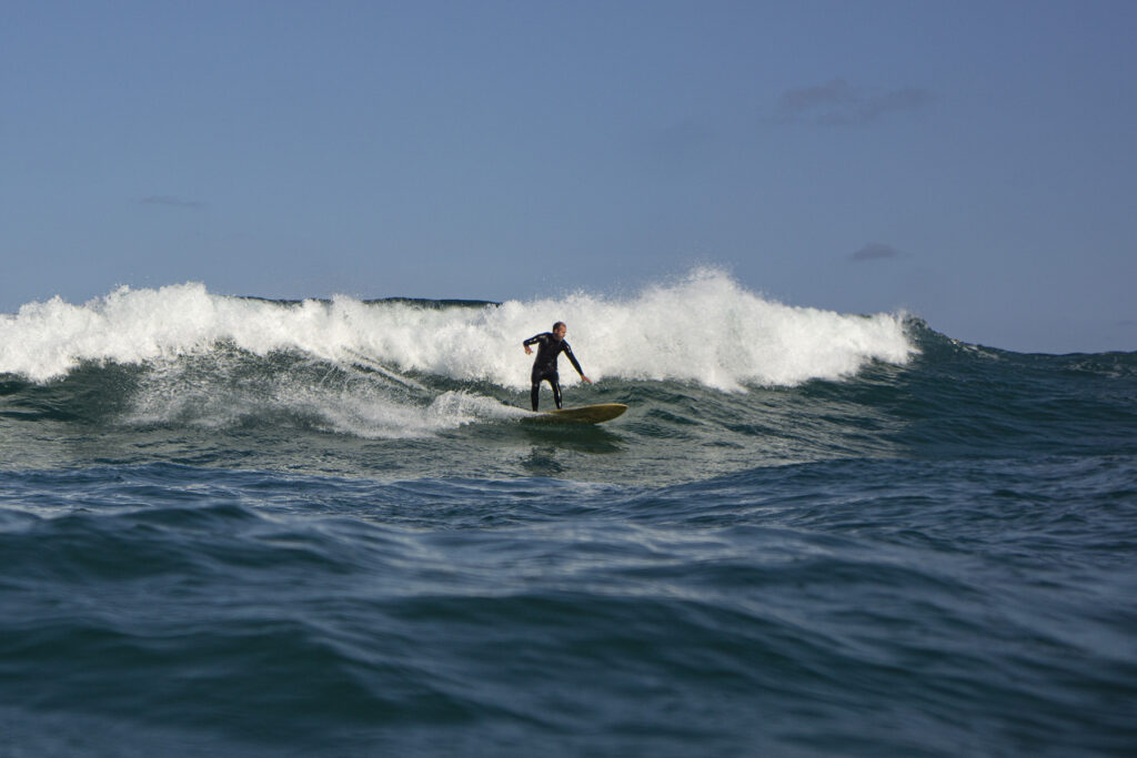 Sustainable, hollow wooden surfboards by Otter Surfboards