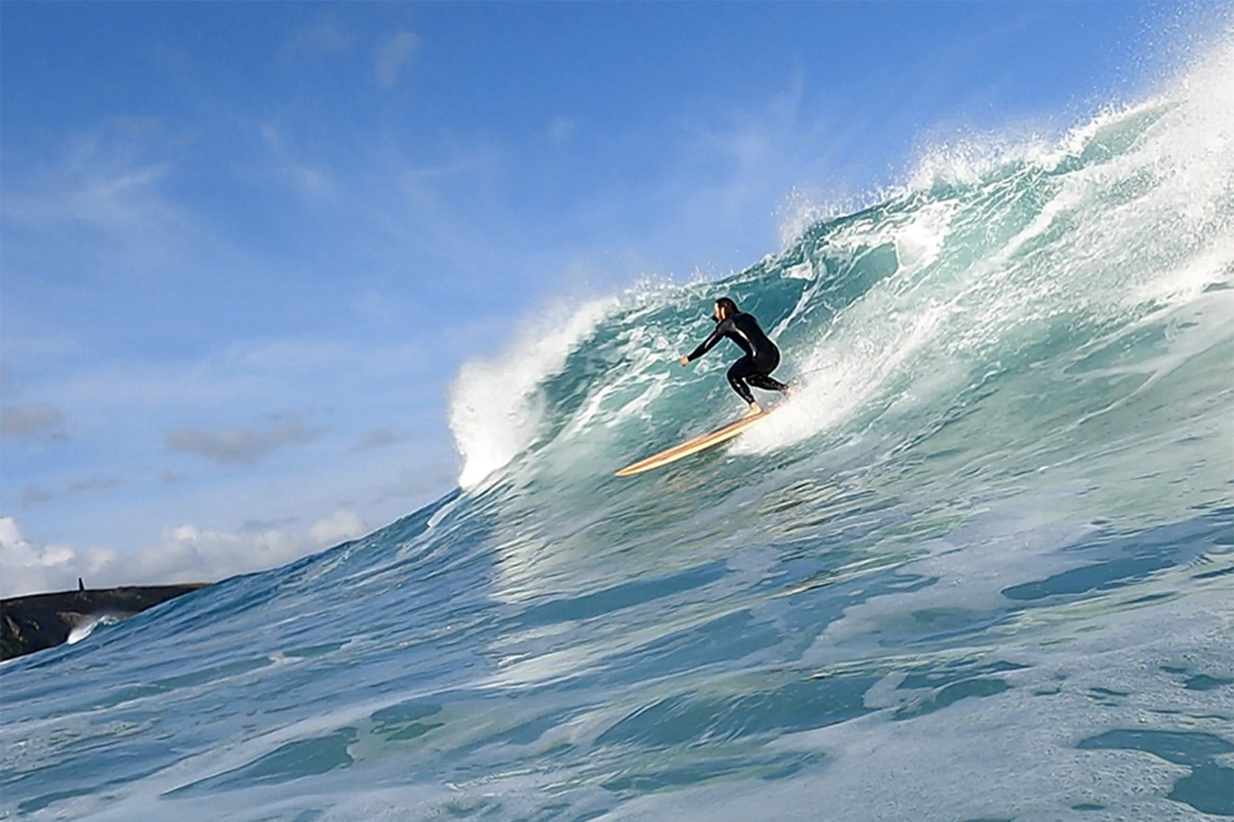 Sustainable, hollow wooden surfboards by Otter Surfboards