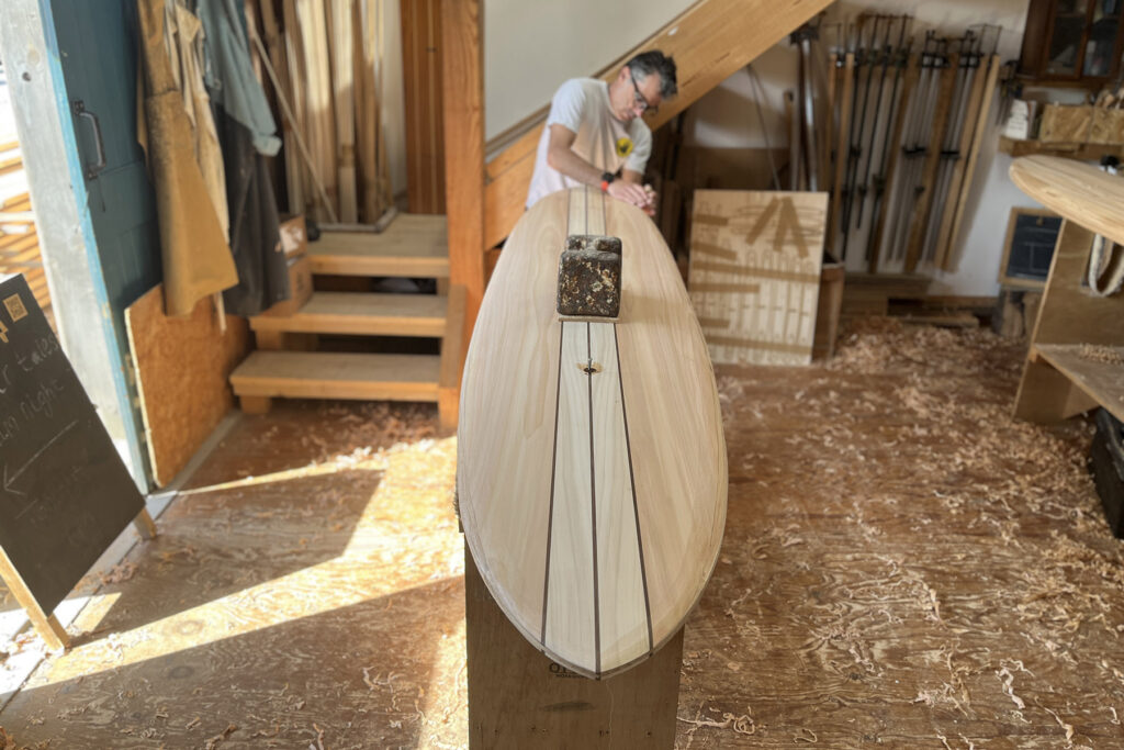Otter Surfboards wooden surfboard making workshop