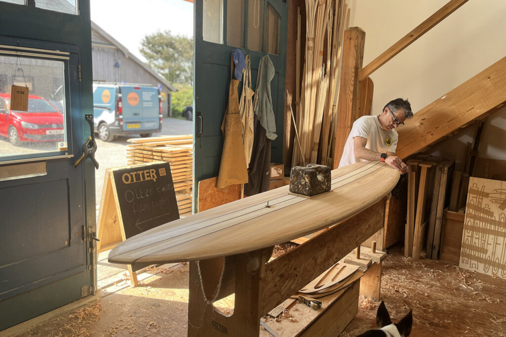 Otter Surfboards wooden surfboard making workshop