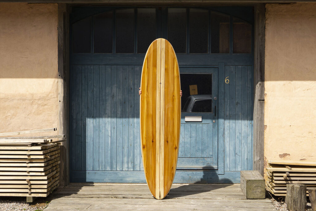Otter Surfboards, 6'10 sustainable hollow wooden surfboard