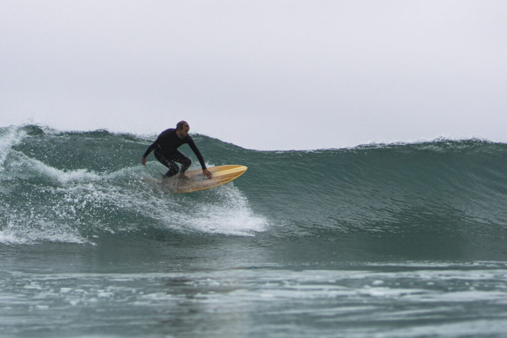 sustainable, hollow wooden surfboards by Otter Surfboards