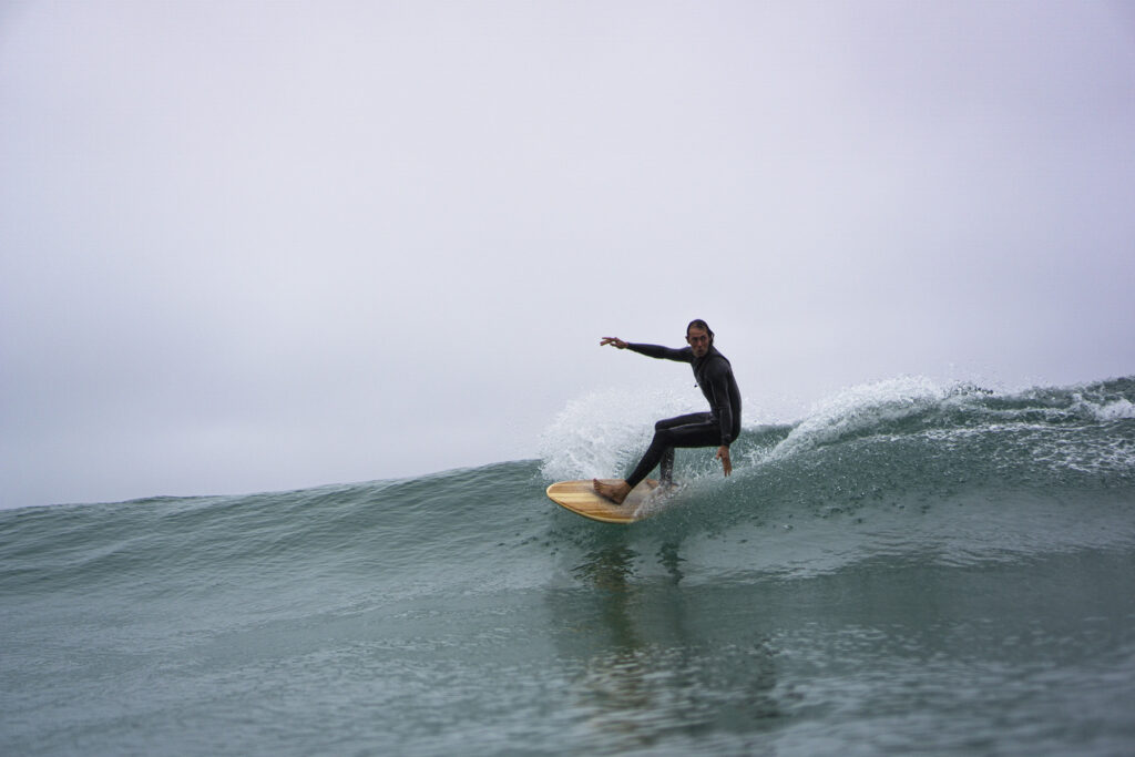 sustainable, hollow wooden surfboards by Otter Surfboards