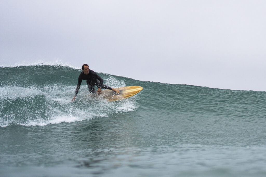 sustainable, hollow wooden surfboards by Otter Surfboards