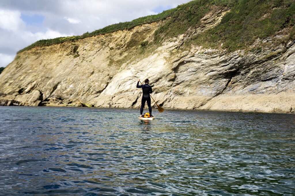 Sustainable, hollow wooden paddleboard by Otter Surfboards
