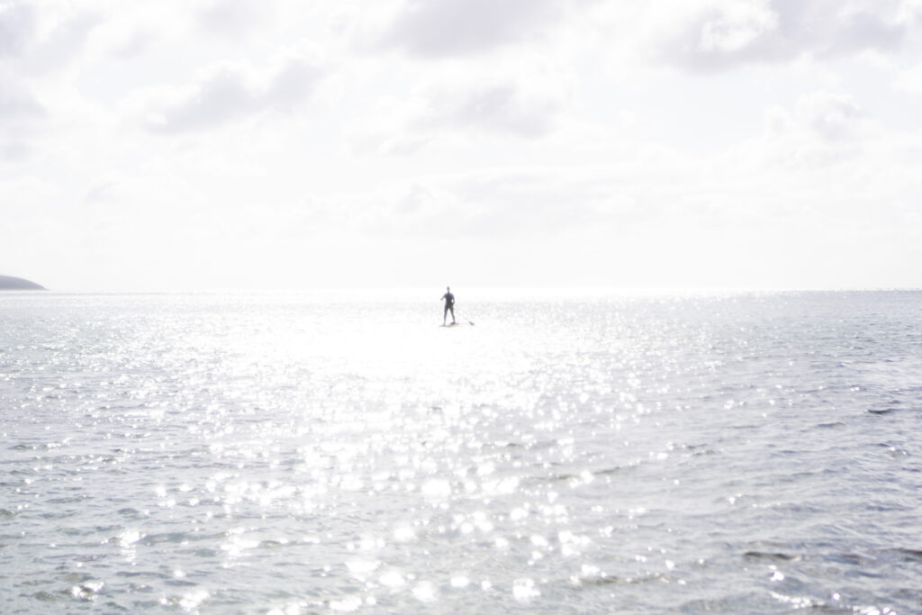 Sustainable, hollow wooden paddleboard by Otter Surfboards