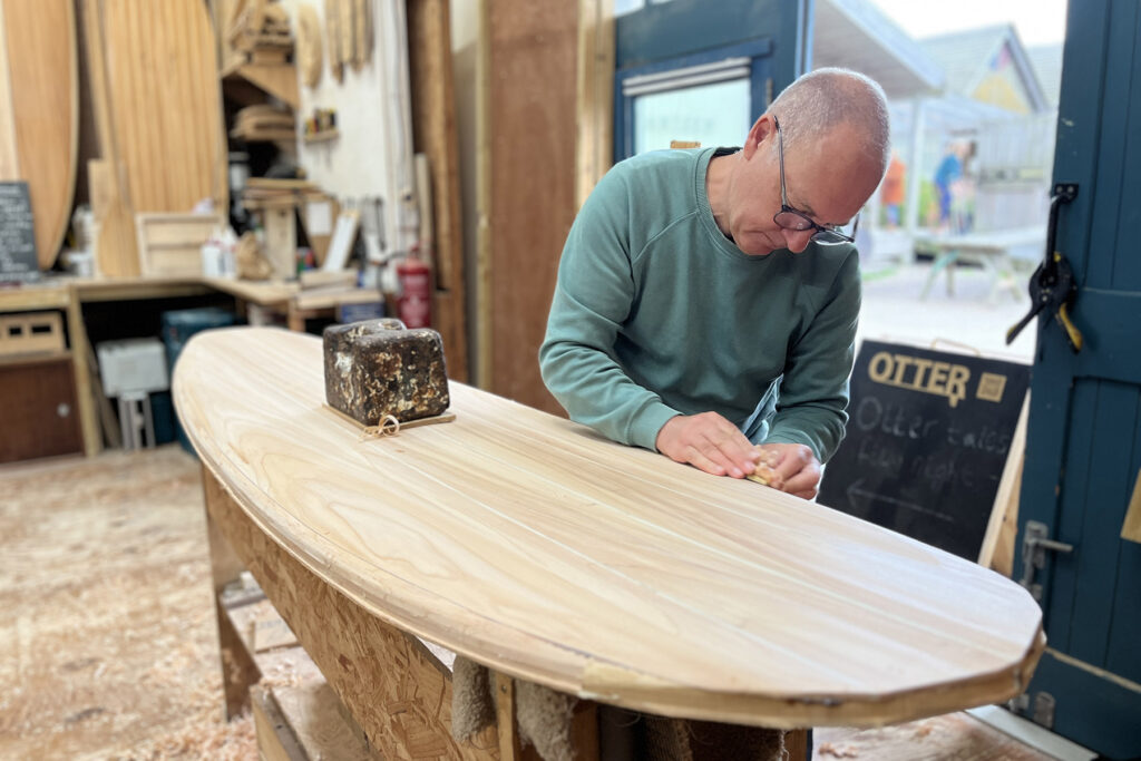 Make your own hollow wooden surfboard with Otter Surfboards