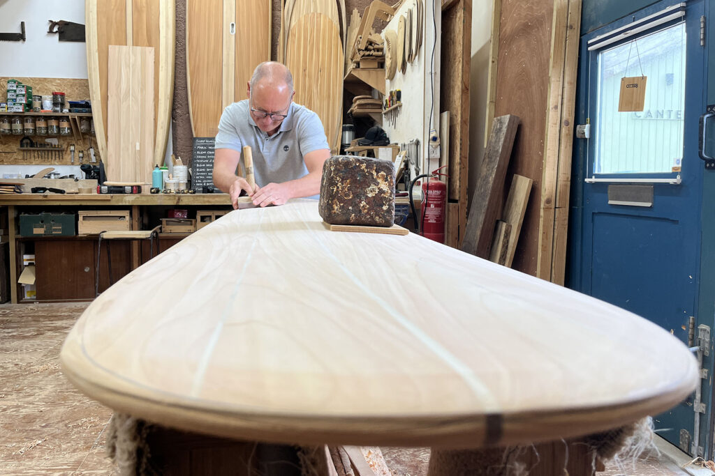 Make your own hollow wooden surfboard with Otter Surfboards