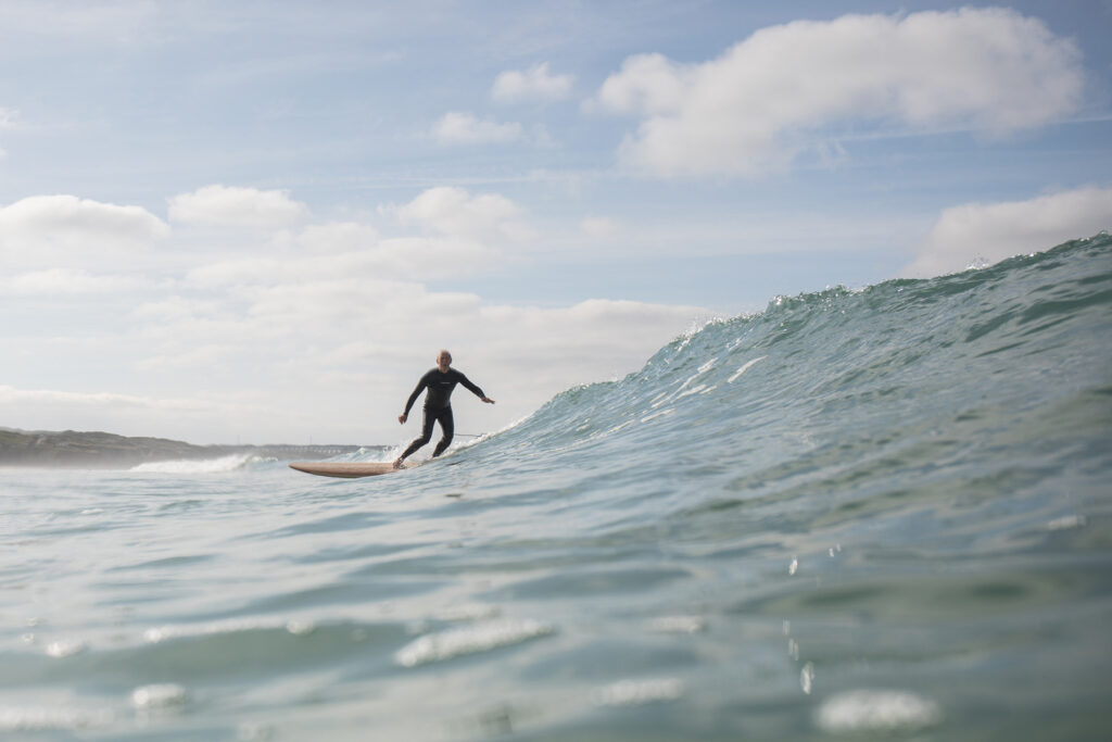 Sustainable, hollow wooden surfboards by Otter Surfboards