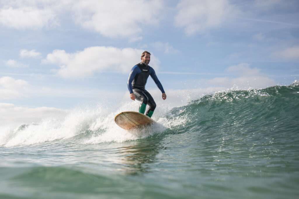 Sustainable, hollow wooden surfboards by Otter Surfboards