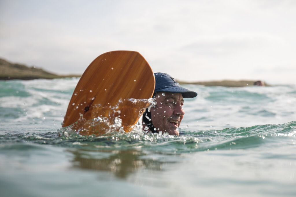 Sustainable, hollow wooden surfboards by Otter Surfboards