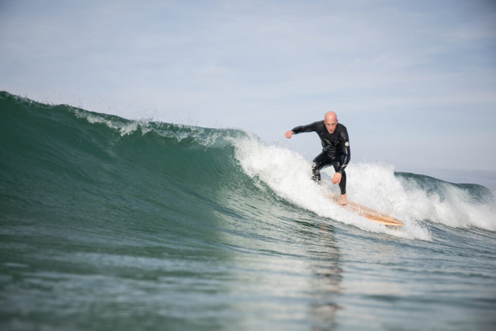 Sustainable, hollow wooden surfboards by Otter Surfboards