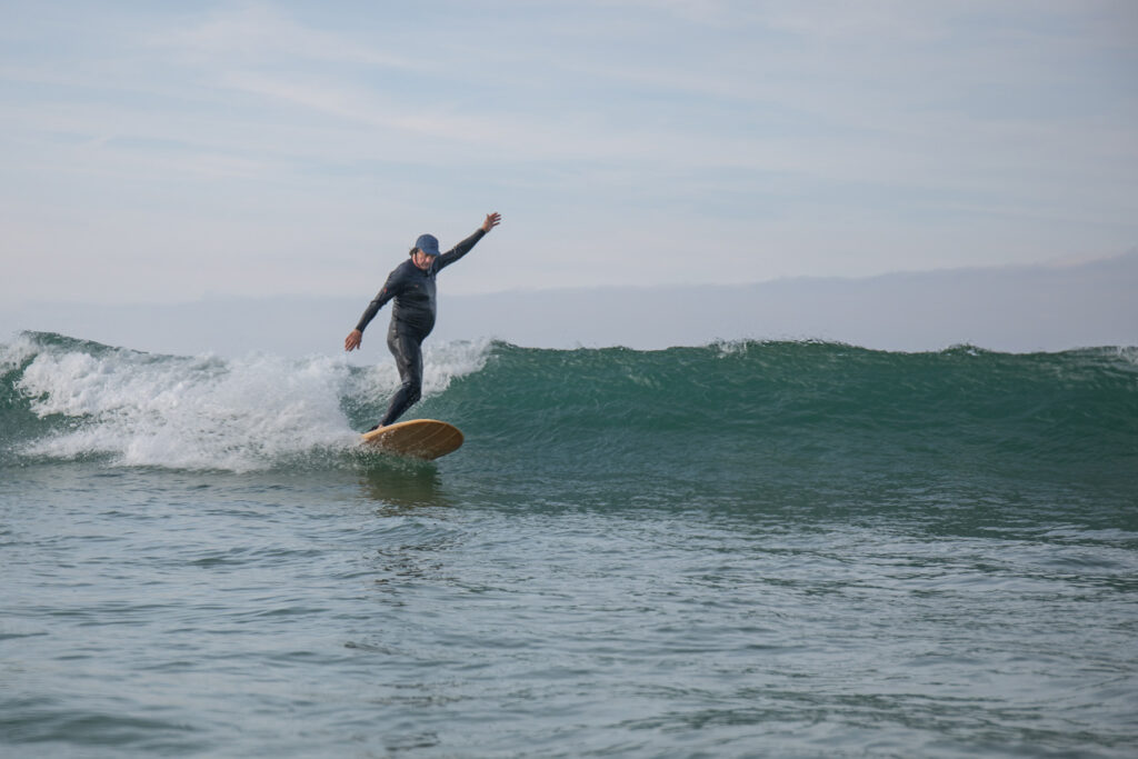 Sustainable, hollow wooden surfboards by Otter Surfboards