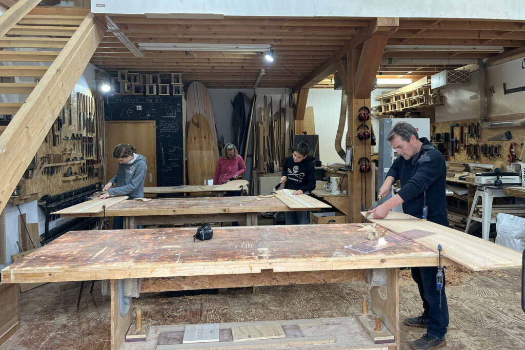 Making Bellyboards at Otter Surfboards