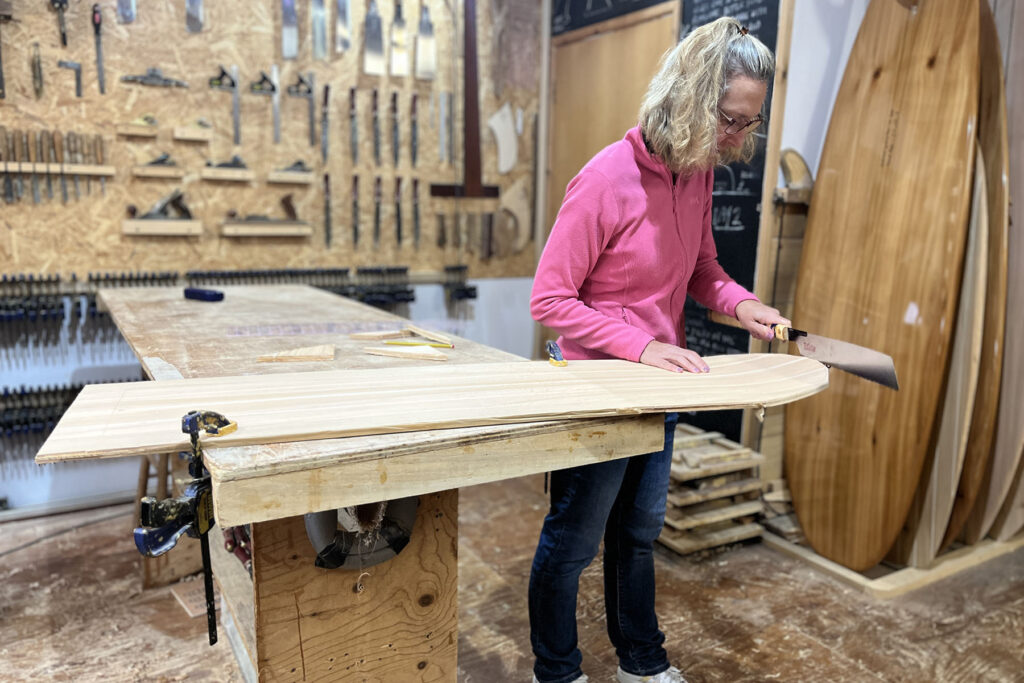 Making Bellyboards at Otter Surfboards