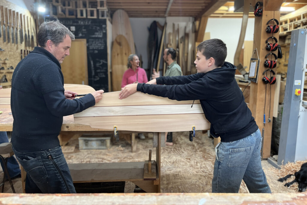 Making Bellyboards at Otter Surfboards