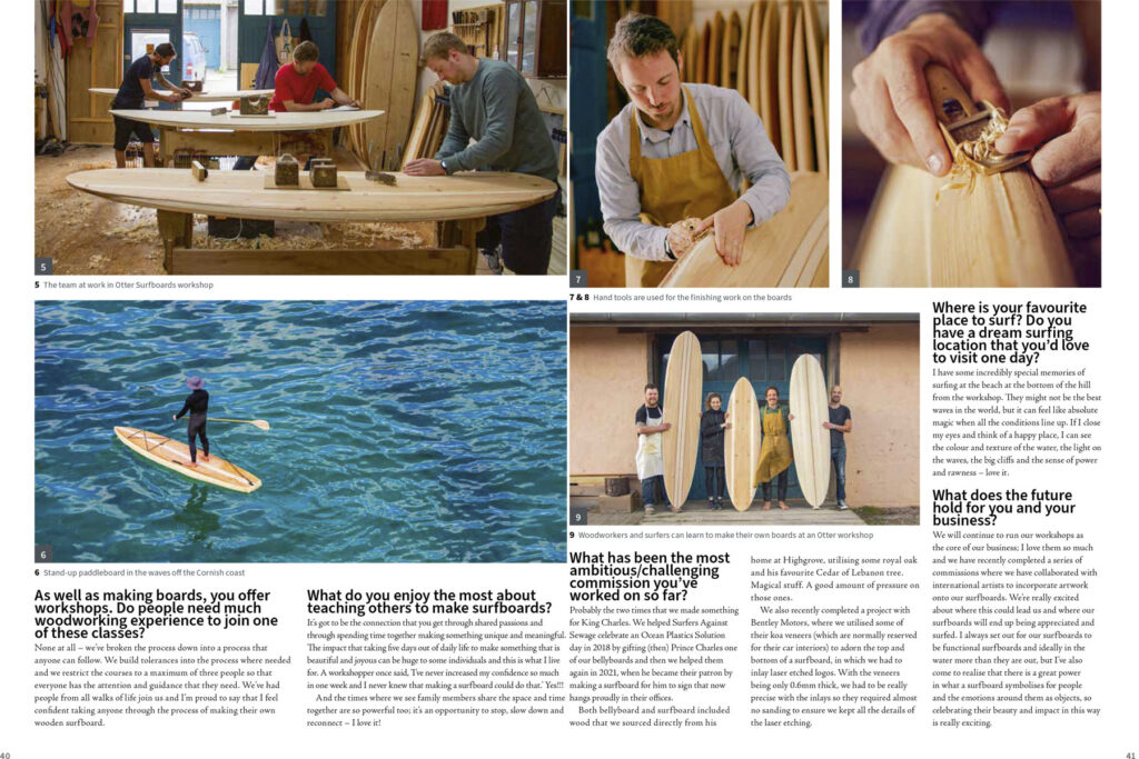 Otter Surfboards Woodworking Crafts magazine