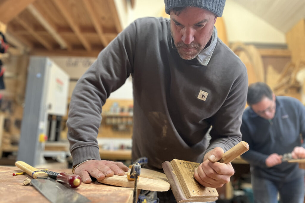 Woodworking course at Otter Surfboards