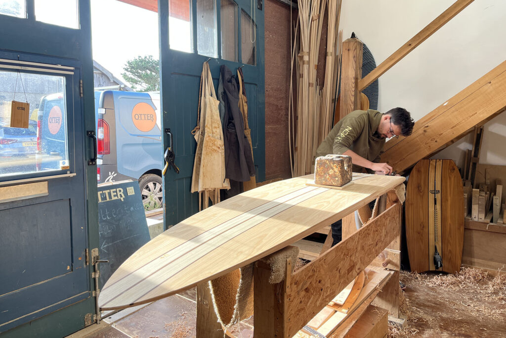 Make your own wooden surfboard with Otter Surfboards