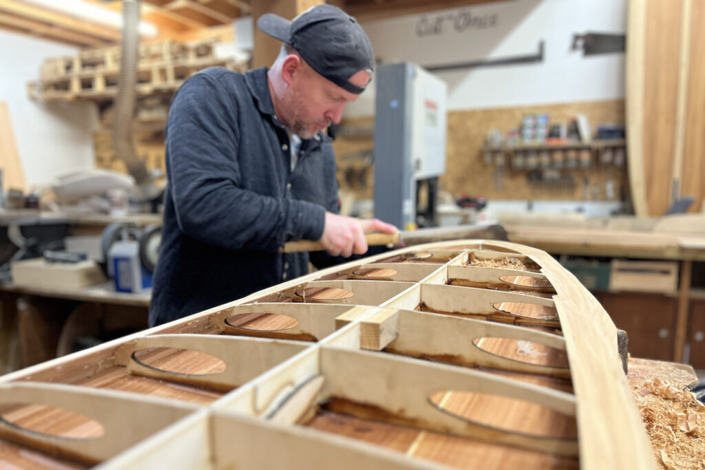 Surfboard making workshop with Otter Surfboards