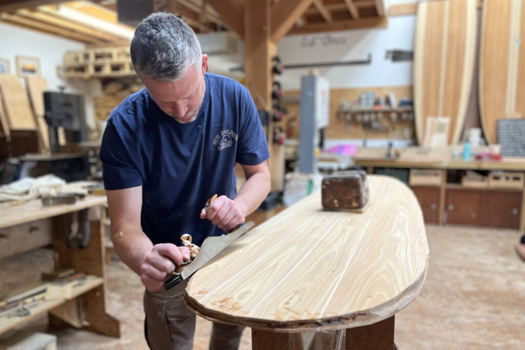 Surfboard making workshop with Otter Surfboards