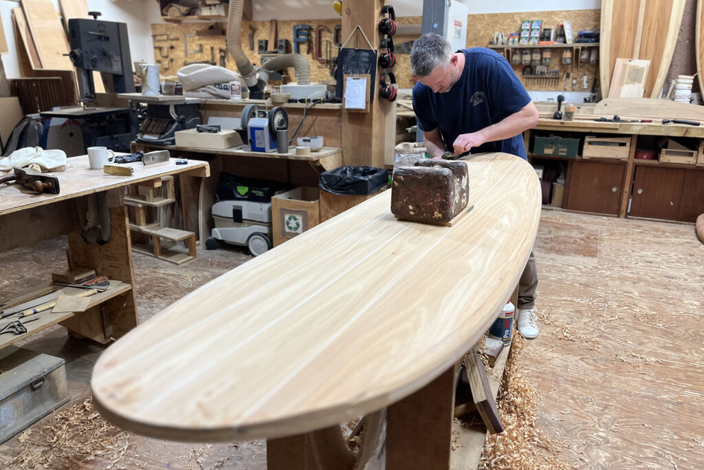 Surfboard making workshop with Otter Surfboards