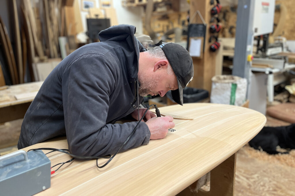 Surfboard making workshop with Otter Surfboards