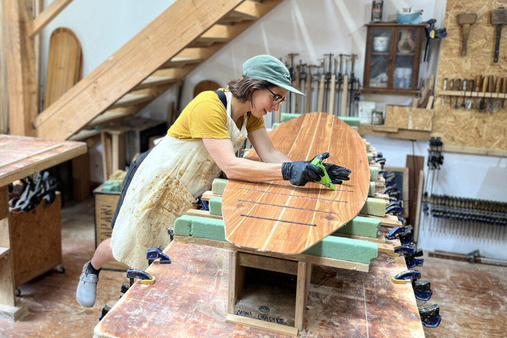 5 day surfboard making workshop with Otter Surfboards