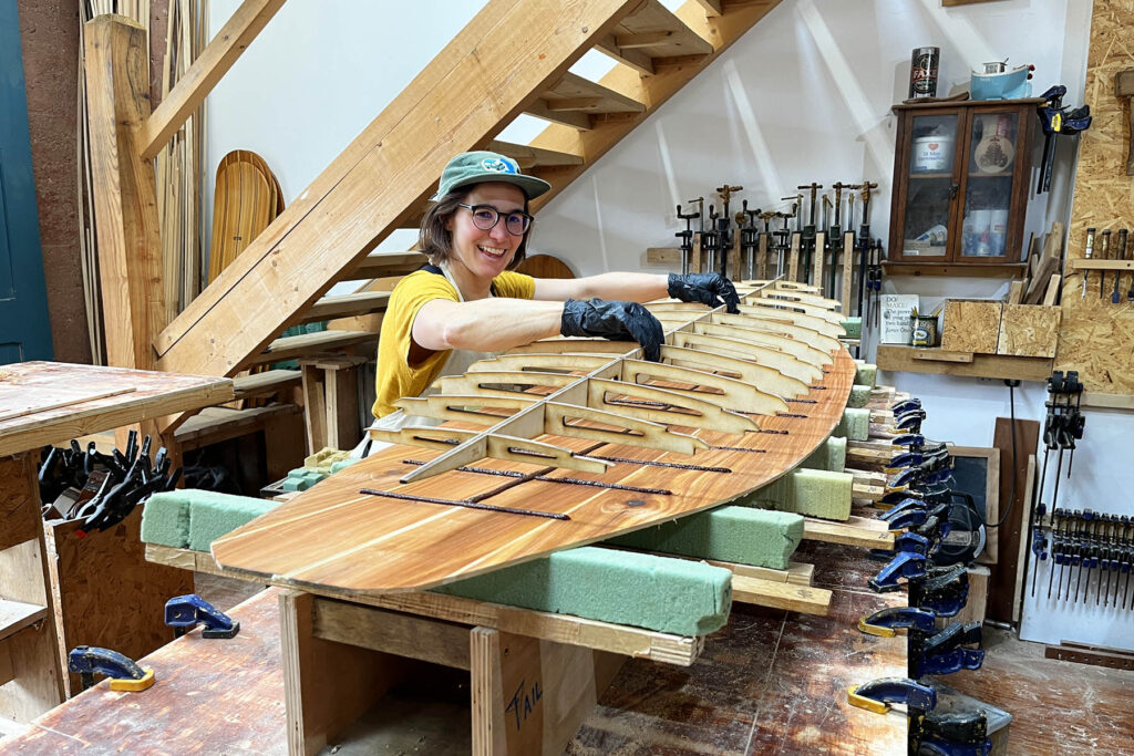 5 day surfboard making workshop with Otter Surfboards