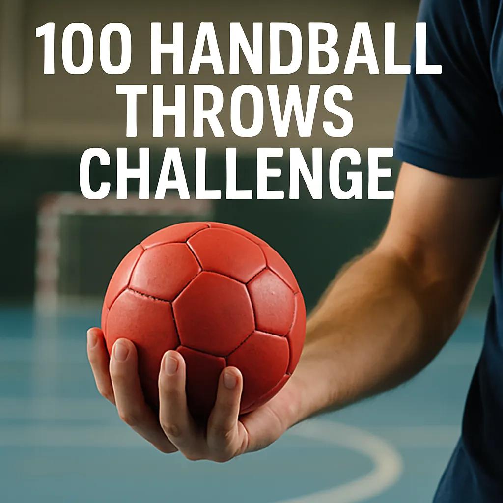 Close-up of a handball gripped tightly before release