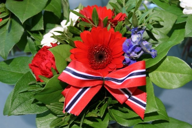 Floriss nasjonaldagdekorasjon