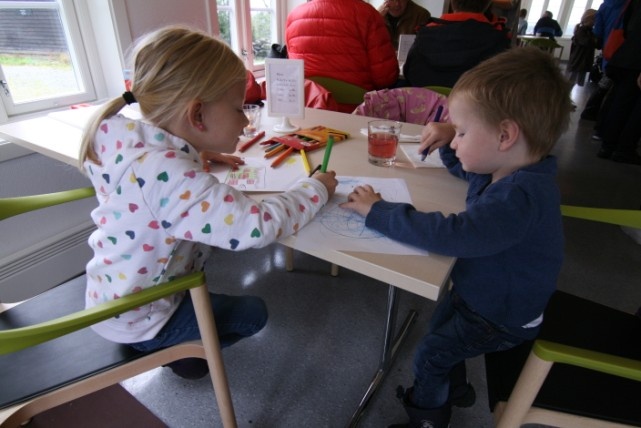 Johanna og Jonas i tegnekroken
