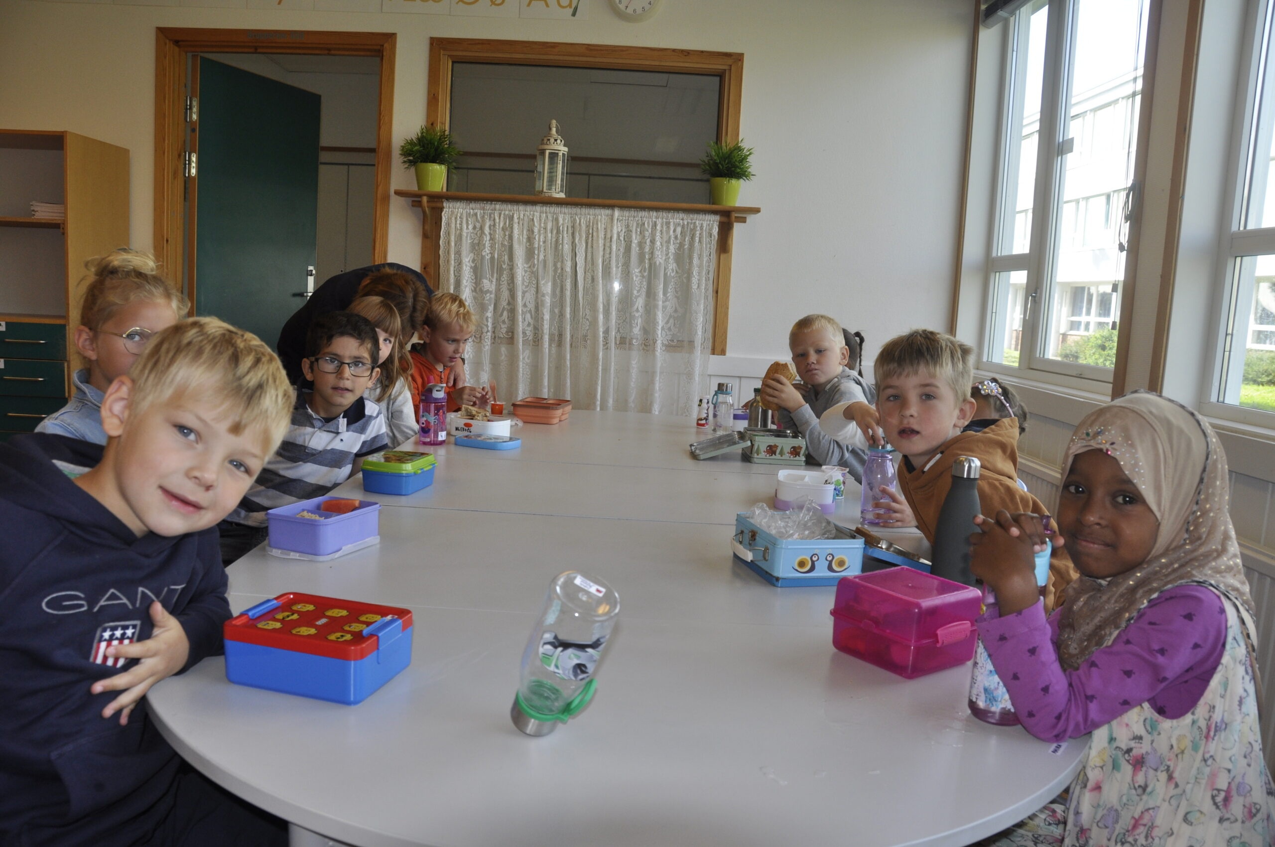 Men alle er samstemte om at det er kjekt og spennende å begynne på skolen.