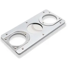 Carlin Double Blade Cigar Cutter Two Tone Chrome 150471