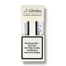 J Cortès White High Class Corona Dominican gift box cigars