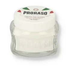 Proraso Ultra Sensitive Skin Pre & Post Luxury Shave Cream 100ml Glass Jar
