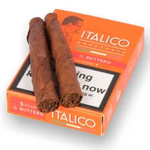 Ambasciator Italico Il Buttero Ammezzato Italian Half Cheroot Cigars