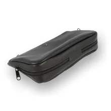 Dunhill White Spot 2 Pipe Combination Black Leather Tobacco Pouch PA2006