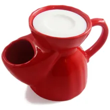 Vulfix Red Old English Shaving Scuttle (Jug) with Soap