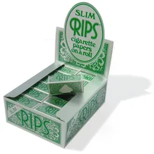 Rips Green Slim Papers on a roll (24 Rolls)