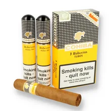 Cohiba Robusto Tubos (Box of 3 Tubed Havana Cigars)