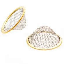17mm Pipe Smokers Wire Basket Pipe Gauzes/Filters FI6817 (Pack of 10)